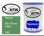 Preview: Mazda, Mid Green Pearl, 15X: 500ml Lackdose, von ATW Autoteile West.